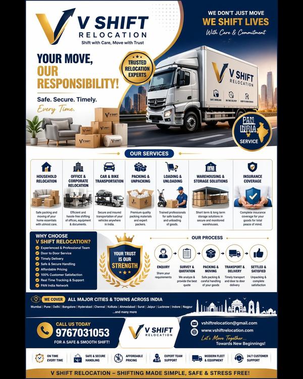 v shift relocation nashik tago