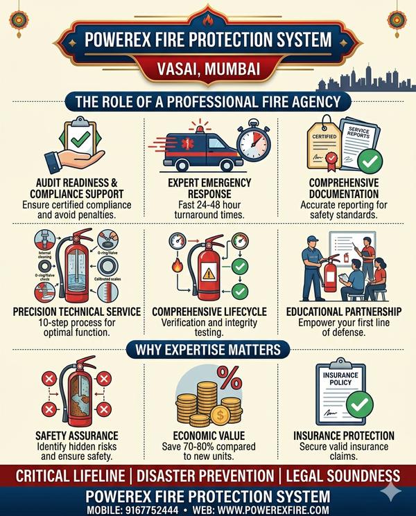 Over time, the pressure inside a fire extinguisher