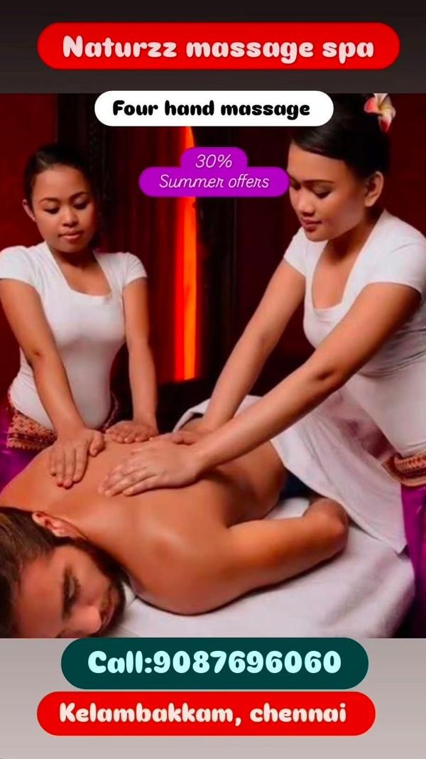 Kerala four hand massage Offer price onl