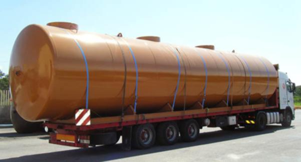 Cylindrical Steel Tank for Diesel