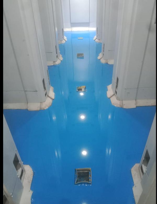 4mm Epoxy Flooring done at Colaba hospitalSystem