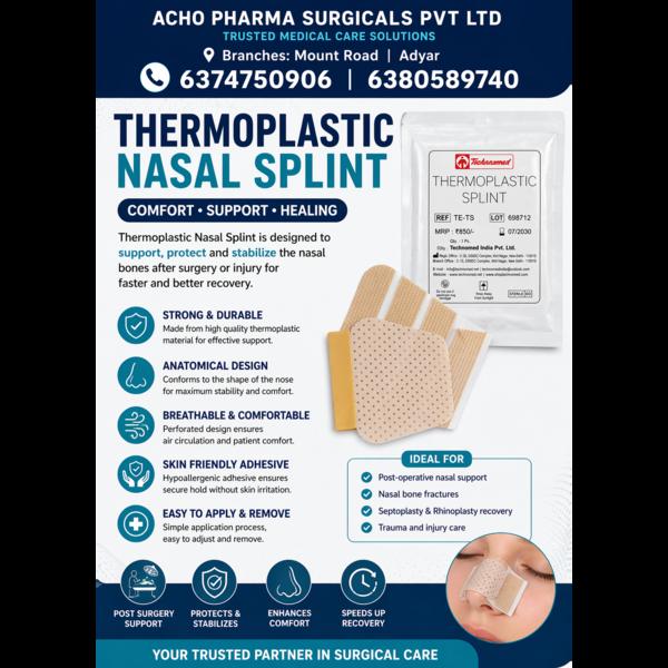 thermoplastic nasal splint che