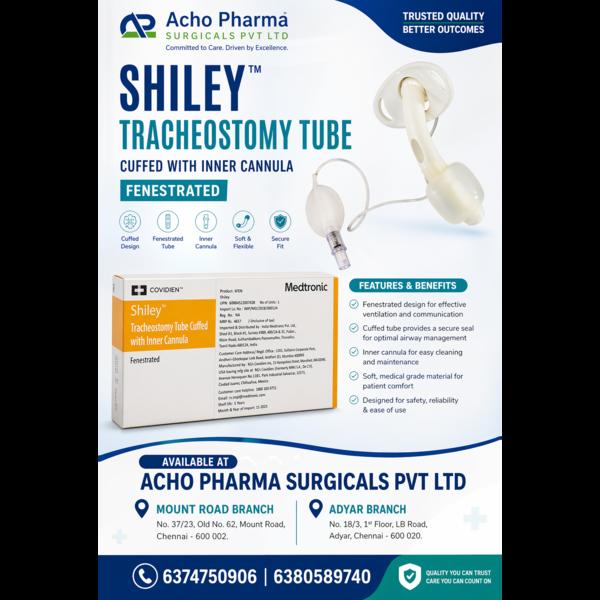metal tracheostomy tube for lo