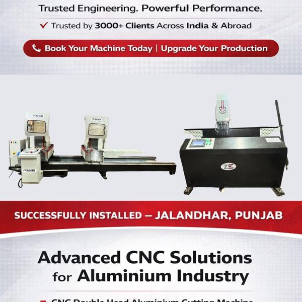 CNC Double Head Aluminium Cutt