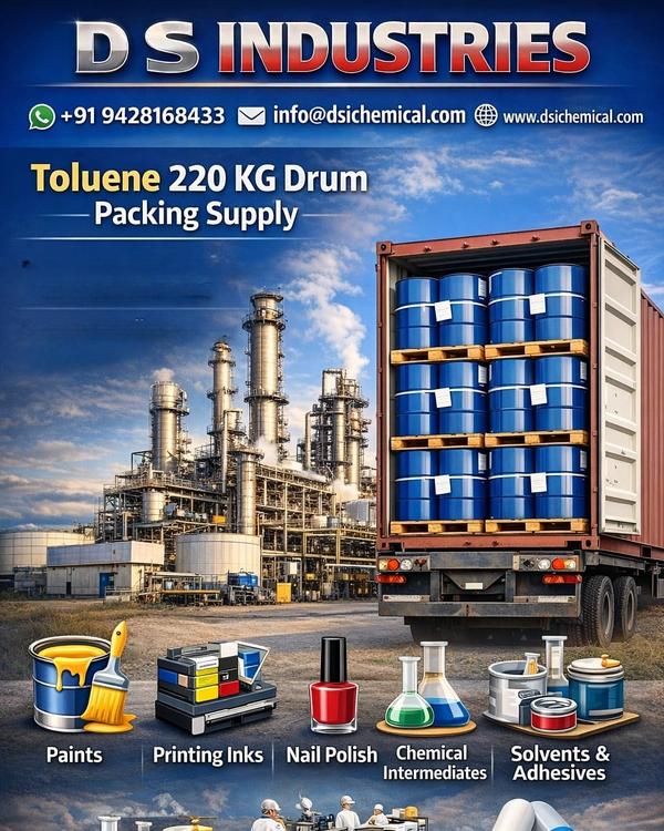TOLUENE We Leading D S INDUSTRIES Best Toluene Sup