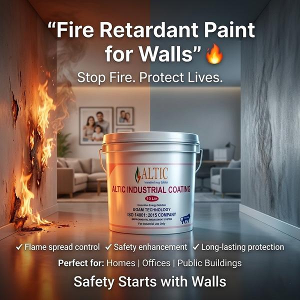 ALTIC Fire Retardant Paint for Wall 🔥A speciall
