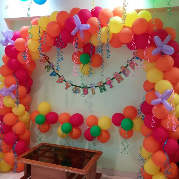 Balloon decoration in khetwadi