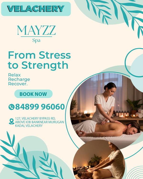 Mayzz spa relaxation Kerala herarbal oil