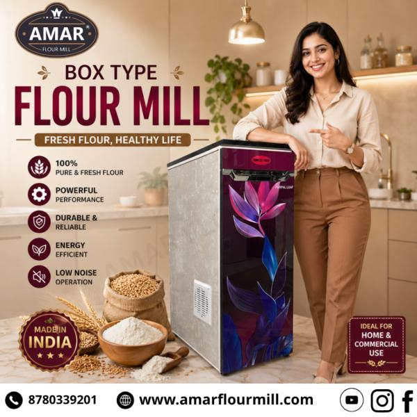 🌾 अब हर दिन घर पर पाएं ताज़ा और शुद्ध आटा!Amar 