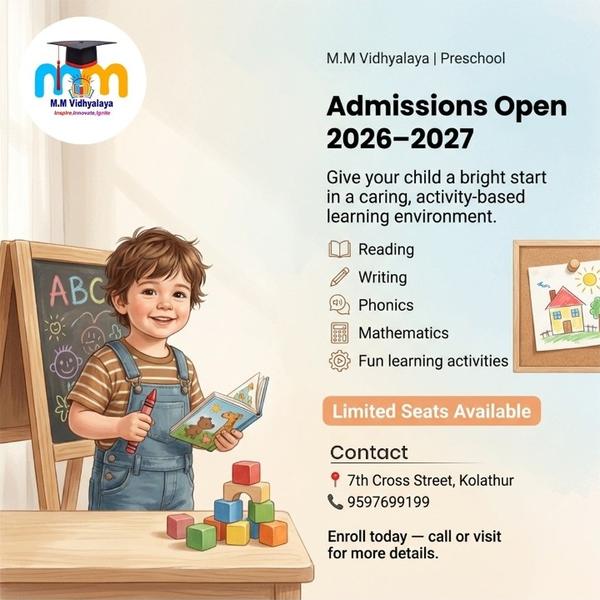 📢 ADMISSIONS OPEN 2026–27 🏫 