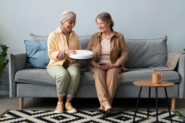 Old age home with health check