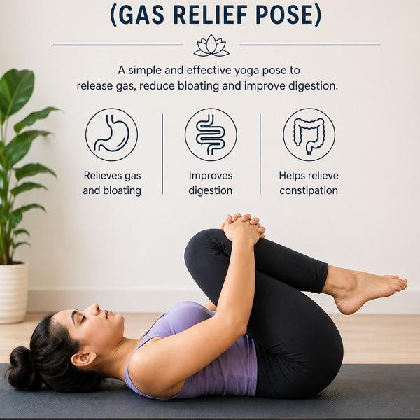 Pawanmuktasana (Gas Relief Pos