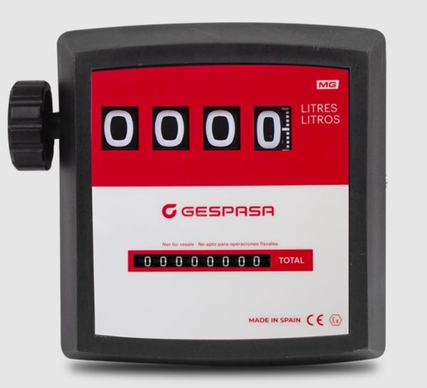 MG-84A · 4-Digit Mechanical Aluminium Meter