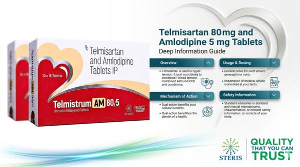 Telmisartan Amlodipine Tablets IP for High Blood P