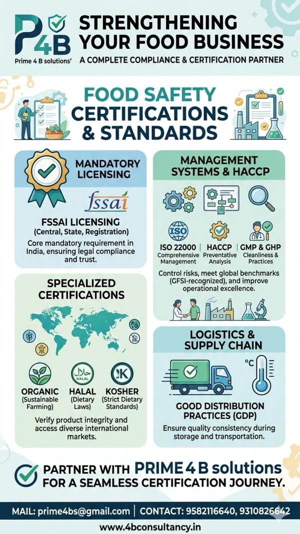 Types Of Food Certifications: 