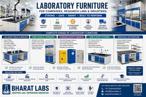 High-quality laboratory furniture for companies, r