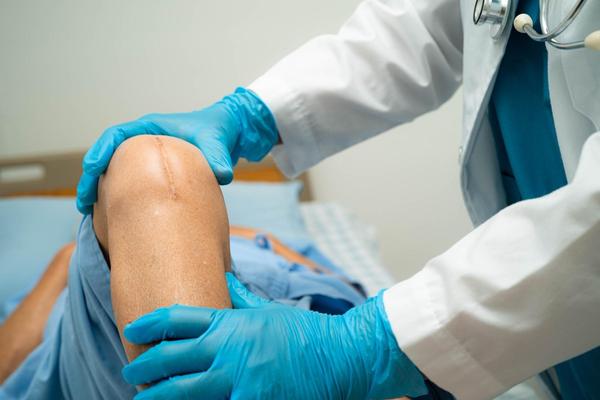 Total knee replacement is ofte