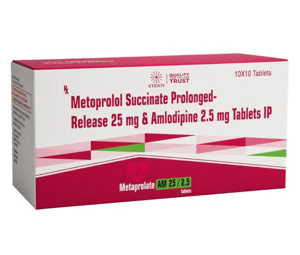 Metoprolol Succinate PR & Amlodipine Tablets IP: U