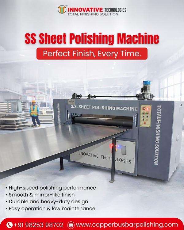 High-Performance SS Sheet Polishing Machine for Mi