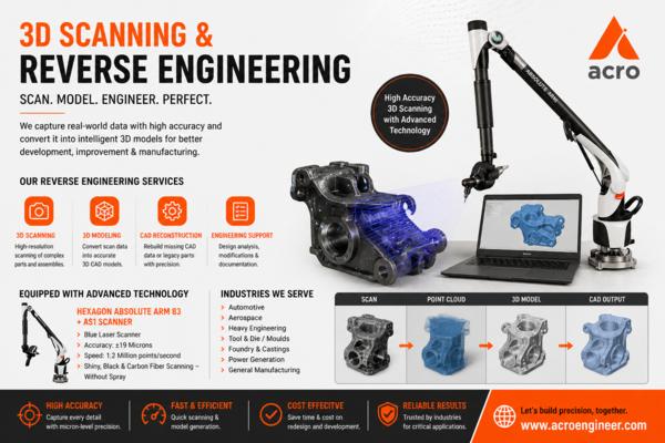 We offer advanced 3D scanning 