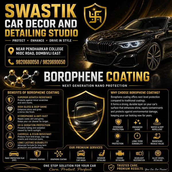 Borophene Coating for Car