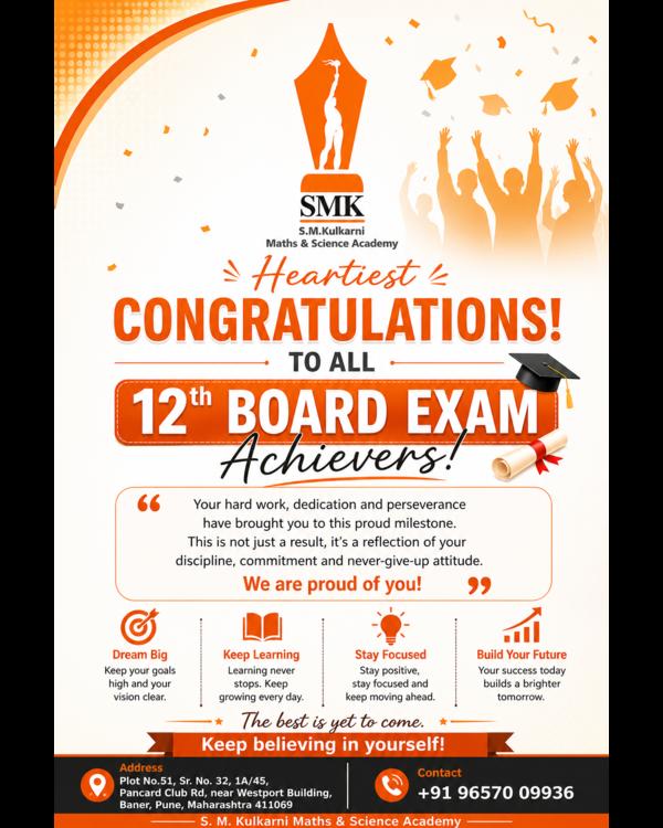 Congratulations to All 12