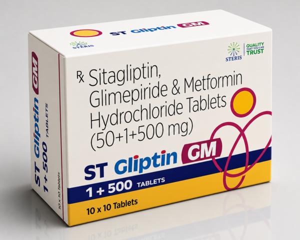 Sitagliptin Glimepiride Metformin Hydrochloride Ta