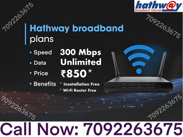 Hathway 100 Mbps plan new conn