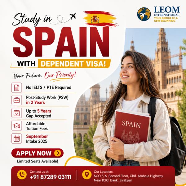 Study in Spain with Depen