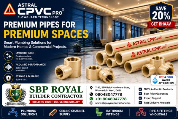 The Astral CPVC Pipe (SDR