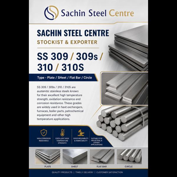 SS 309 Sheets Supplier & 