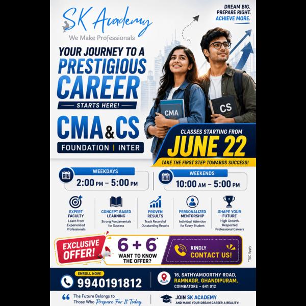 🚀 Admissions Open for CM