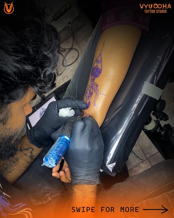 Before the ink. The preparatio