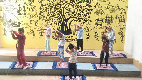 Yoga time for kids.Best 