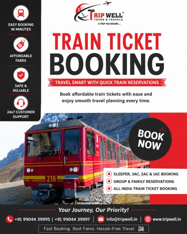 🚆 TRAIN TICKET BOOKING MADE E