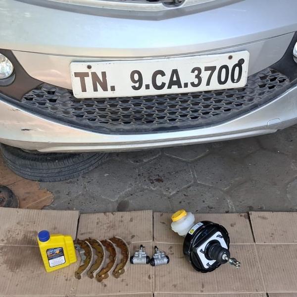 brakes and belt pulley replace
