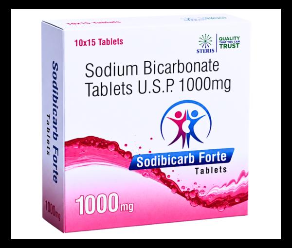 Sodium Bicarbonate 1000mg टैबलेट्स एसिडिटी और हार्