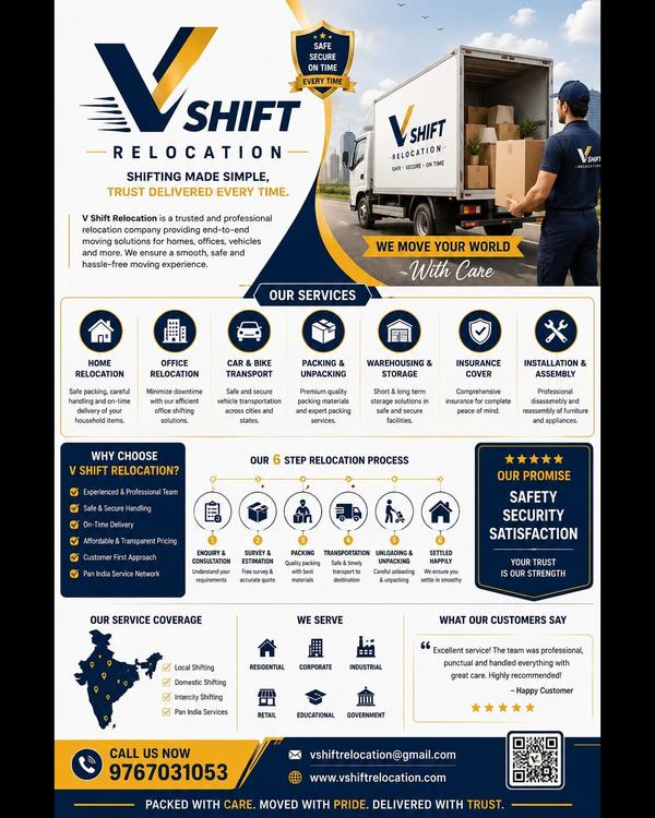 office relocation and vehicle 
