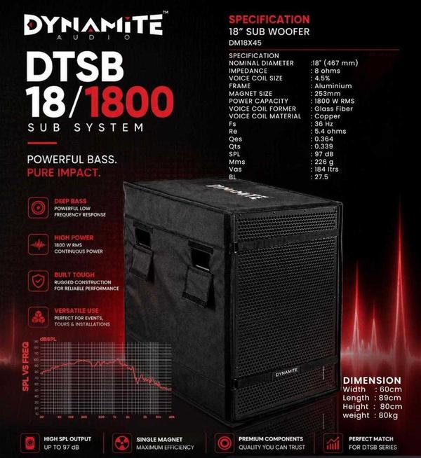 Dynamite loaded speakers with covers 
