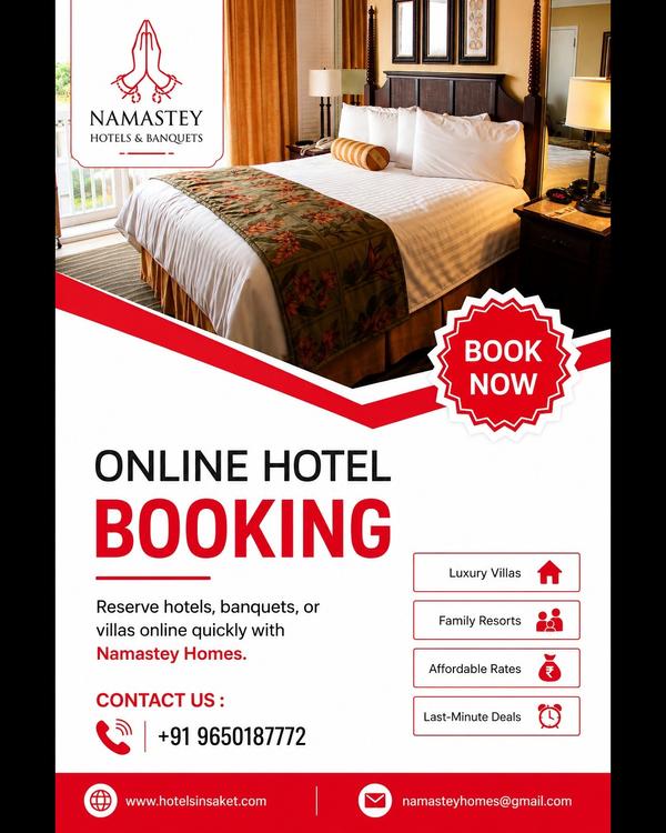 Online Hotel Booking in Saket