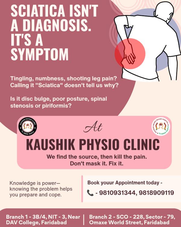 Sciatica is not a diagnosis — 