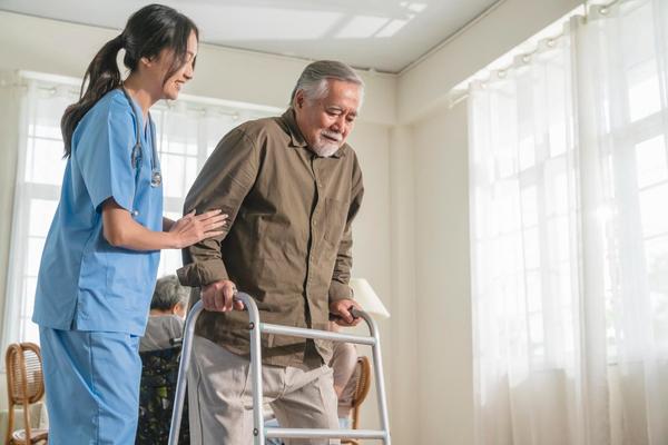 Secure senior living facility 