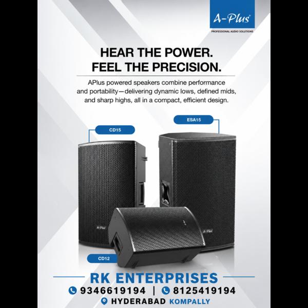 Aplus brings new update on stage monitor speakers 