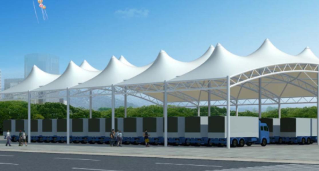 Tensile canopy structures are 