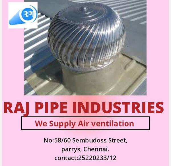 Turbo Air Ventilator Fan with Aluminium Sheet or P
