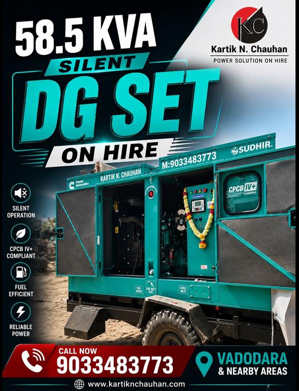 Our silent diesel generators a