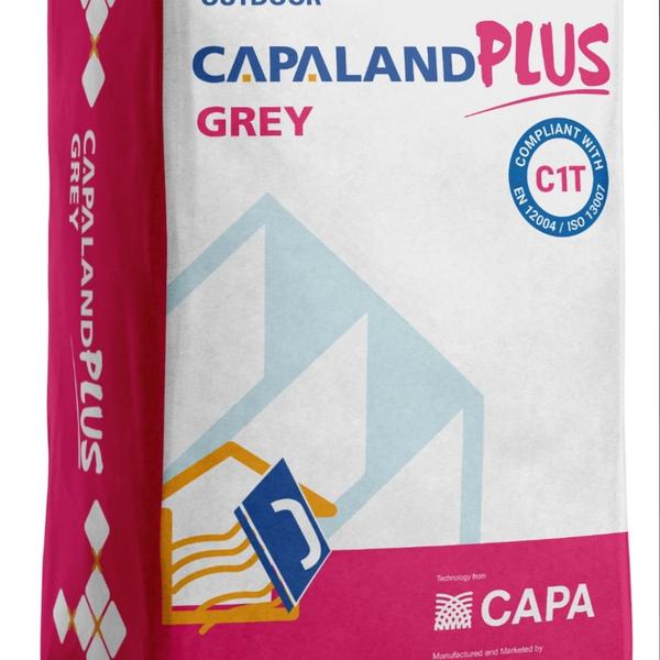 CAPALAND PLUS is polymer modified cement-based adh