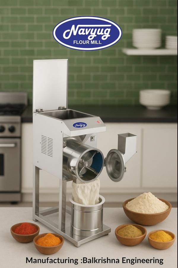 dust free hygienic flour grind