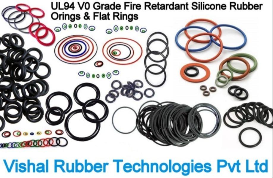 Fire Retardant UL94 V0 Grade Silicone Rubber Produ