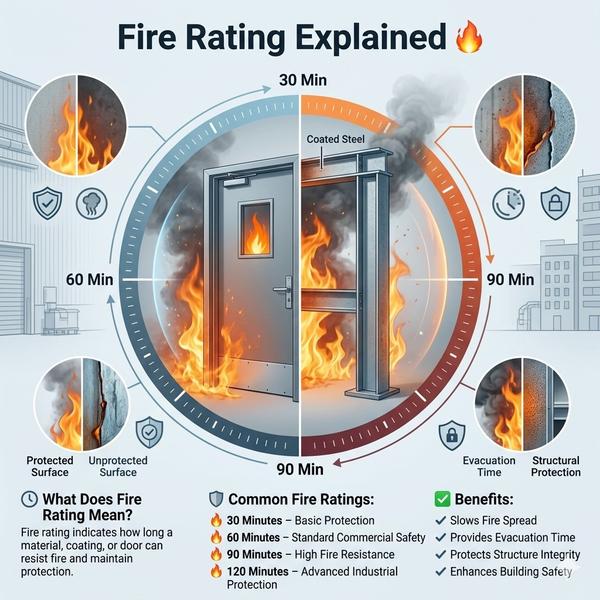 🔥 Fire Rating Explained 🔥A fire rating indicat